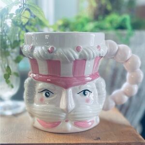 Peppermint & Pine Nutcracker      Pink & White Ceramic Mug